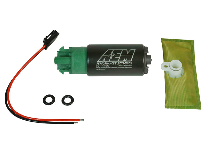 AEM 340LPH 65mm Fuel Pump Kit w/ Mounting Hooks - Ethanol Compatible 50-1215