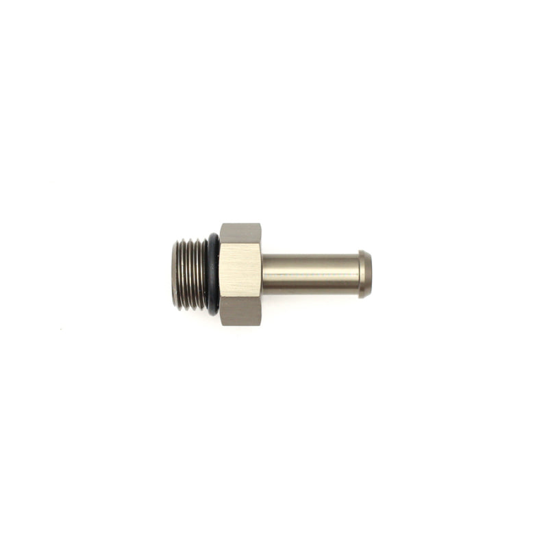 DeatschWerks 6AN ORB Male To 5/16in Barb Fitting (Single Barb - Incl O-Ring) 6-02-0505