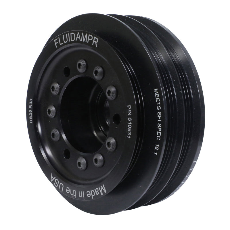 Fluidampr 94-99 Nissan Skyline R33 RB25DET (Non NEO) Steel Internally Balanced Damper 610931