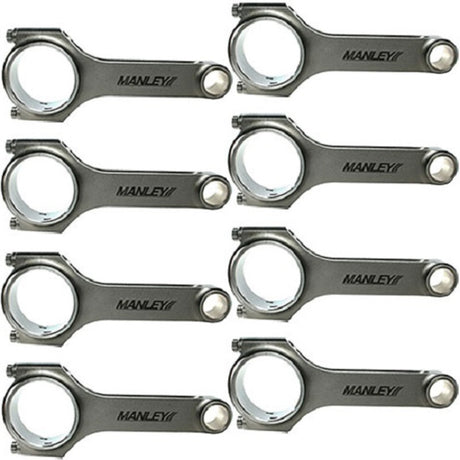 Manley Chrysler 6.4L Hemi H Beam Connecting Rod Set w/ .927 inch Wrist Pins ARP 8740 Rod Bolts 14088-8