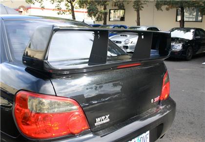 Perrin STi Black Plastic Wing Support PSP-BDY-100BK