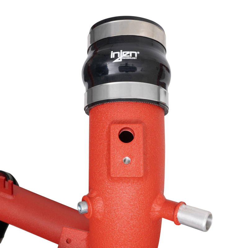 Injen 21-23 Ford Bronco 2.7L V6 (TT) EcoBoost SES Intercooler Pipes - Wrinkle Red SES9301ICPWR