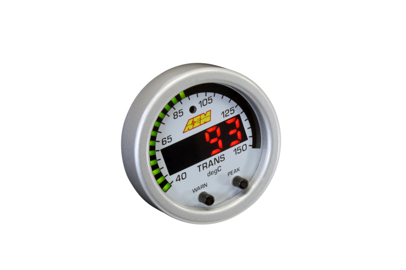AEM X-Series Temperature 100-300F Gauge Kit (ONLY Black Bezel and Water Temp. Faceplate) 30-0302