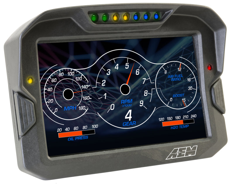 AEM CD-7 Logging GPS Enabled Race Dash Carbon Fiber Digital Display w/o VDM (CAN Input Only) 30-5703
