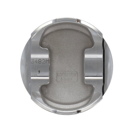 Manley 93-98 Toyota Supra Turbo (2JZGTE) 86.5mm +.5mm Oversized Bore 8.5:1 Dish Piston Set with Ring 609005C-6