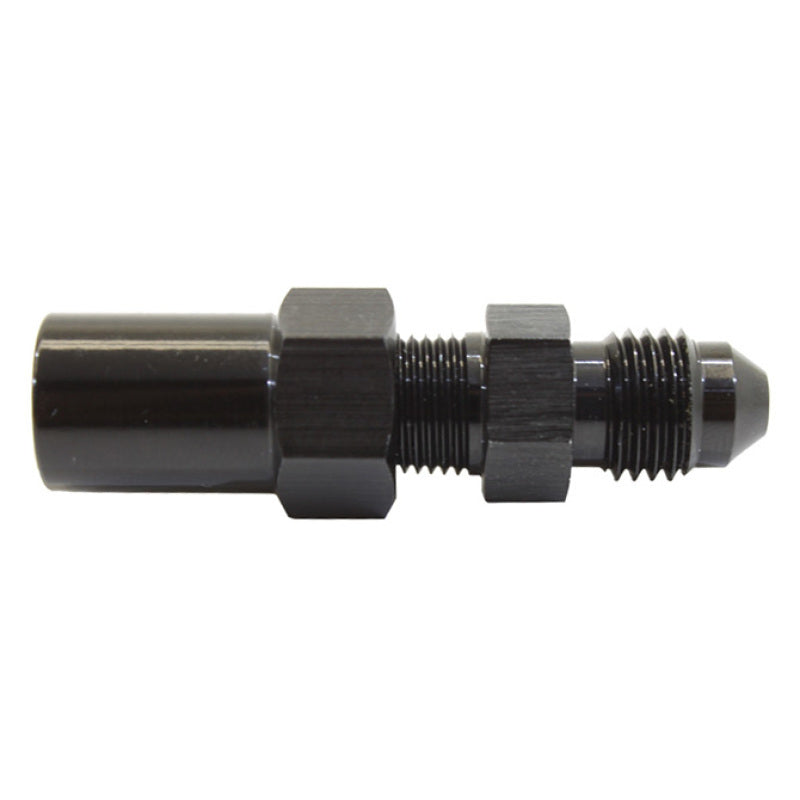 Snow Performance 1/8in NPT Female to 4AN Male Low Profile Straight Nozzle Holder SNO-810-BRD