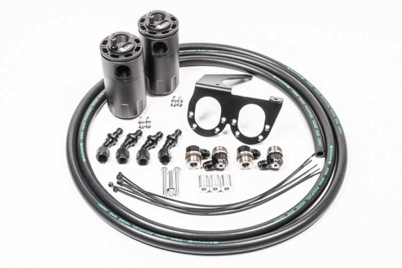Radium Engineering Nissan R35 GT-R Dual Catch Can Kit CCV Fluid Lock 20-0555-FL