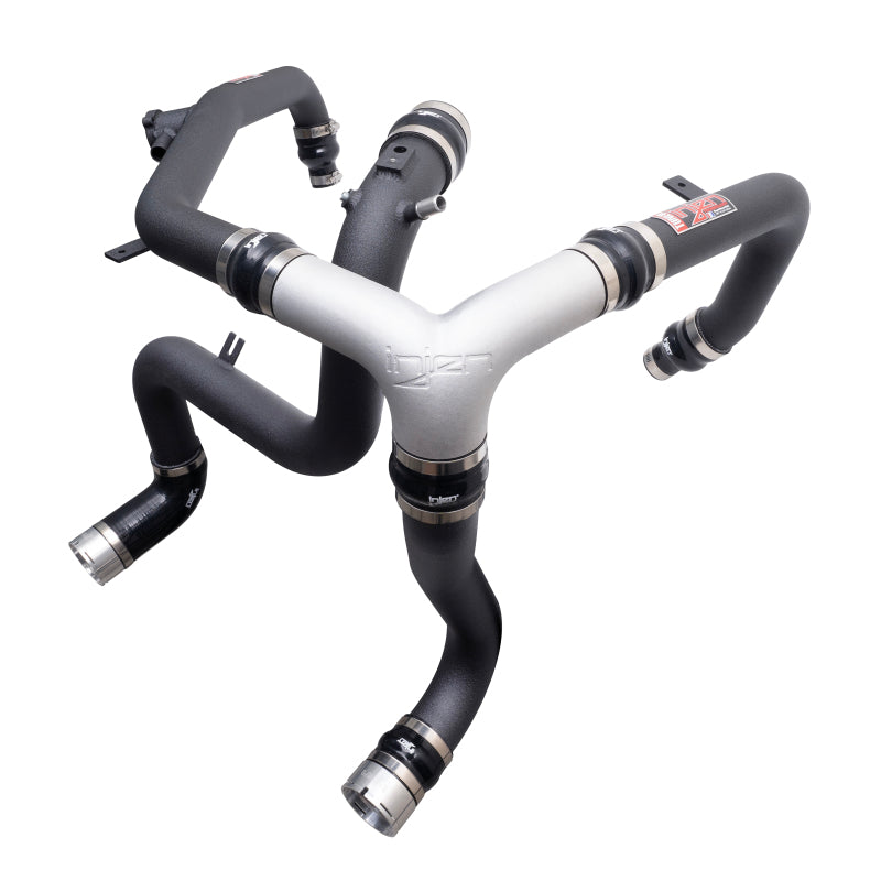 Injen 21-23 Ford Bronco 2.7L V6 (TT) EcoBoost SES Intercooler Pipes - Wrinkle Black SES9301ICPWB