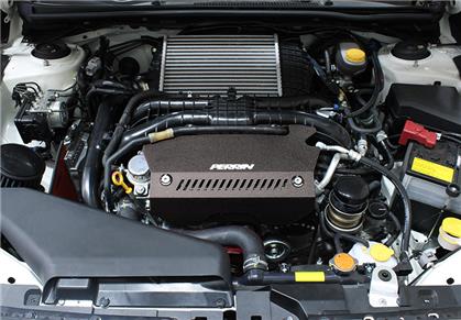 Perrin 15-16 Subaru WRX / STI Black Pulley Cover For FA DIT Engines PSP-ENG-152BK