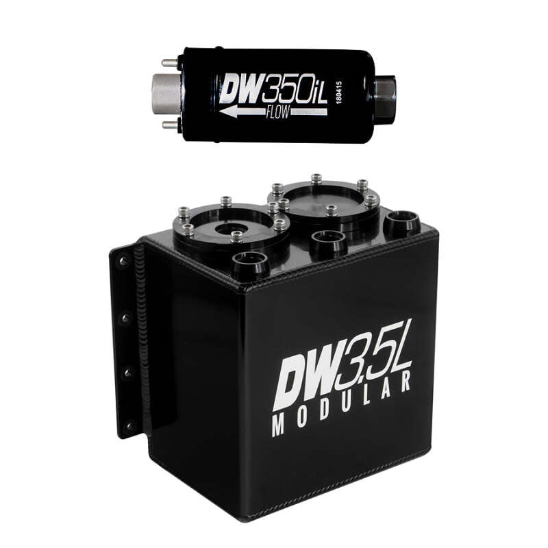 DeatschWerks 3.5L Modular Surge Tank (Incl. 1 DW350iL In-Line Fuel Pump) 6-351-35ST