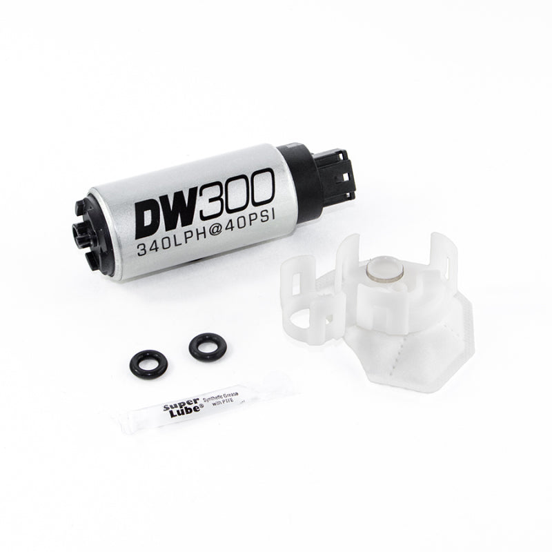 DeatschWerks 340lph DW300C Compact Fuel Pump w/Install Kit 08-15 Mitsubishi EVO X (w/o Clips) 9-307-1026