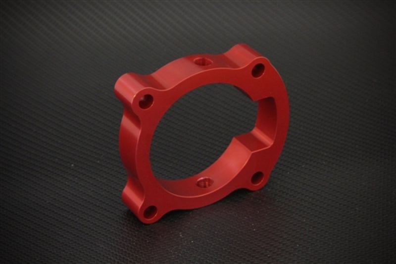 Torque Solution Throttle Body Spacer (Red): Hyundai Genesis Coupe 2.0T 10-12 TS-TBS-018R