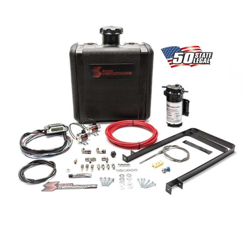 Snow Performance Stg 3 Boost Cooler Water Injection Kit TD (Red Hi-Temp Tubing and Quick Fittings) SNO-50100