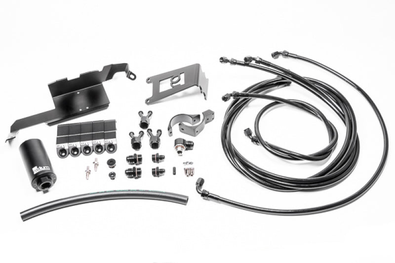 Radium Engineering Nissan R35 GT-R Fuel Hanger Feed Kit - Stainless 20-0851-03