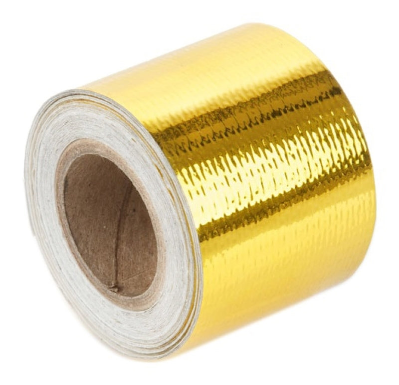 Torque Solution Gold Reflective Heat Tape 2in x 15ft TS-GT-2X15