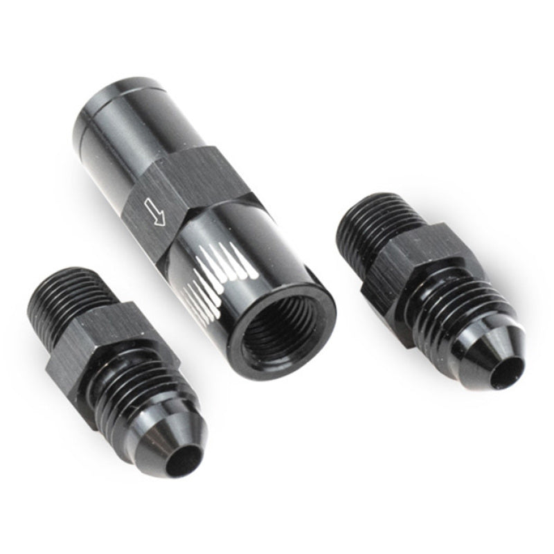 Snow Performance High Flow 4AN Water Check Valve Fittings (For 4AN SS Braided Line Kit) SNO-8CV-BRD