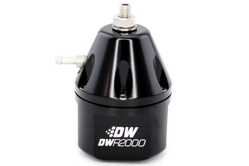 DeatschWerks DWR2000 Adjustable Fuel Pressure Regulator - Black 6-2000-FRB