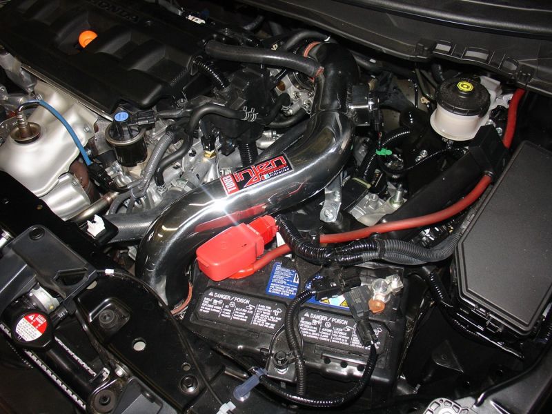 Injen 12-13 Honda Civic Polished Tuned Air Intake w/ MR Tech/Web Nano-Fiber Dry Filter SP1571P