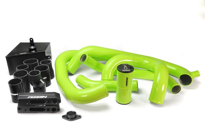 PERRIN 15-21 Subaru WRX Front Mount Intercooler Boost Tube Kit - Neon Yellow