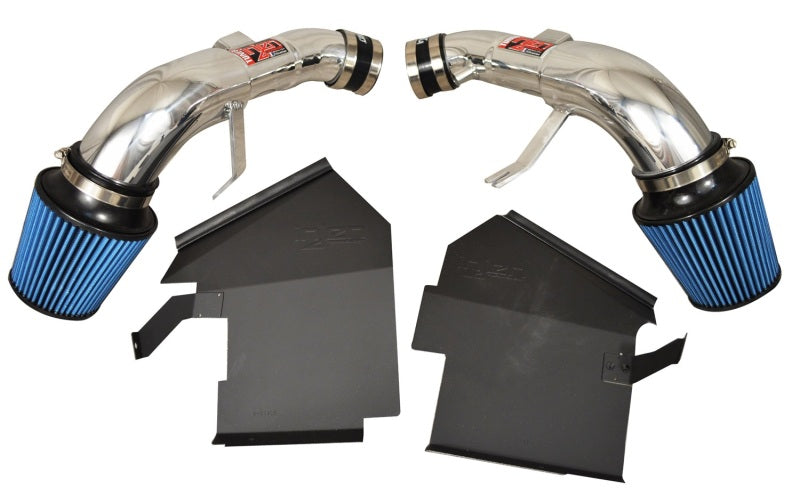 Injen 14 Infiniti Q50 3.7L V6 Polished Dual Short Ram Intake with MR Technology and Heat Shields SP1999P