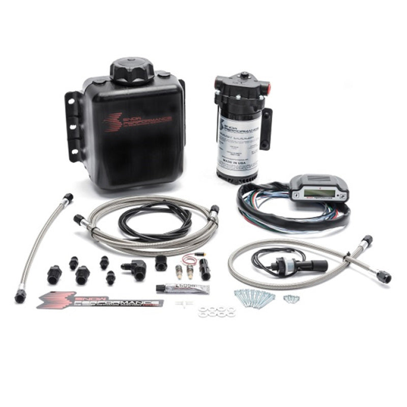 Snow Performance Stg 3 Boost Cooler EFI 2D MAP Prog. Water Injection Kit (SS Braided Line & 4AN) SNO-310-BRD