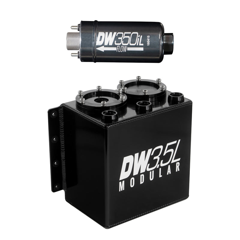 DeatschWerks 3.5L Modular Surge Tank (Incl. 1 DW350iL In-Line Fuel Pump) 6-351-35ST