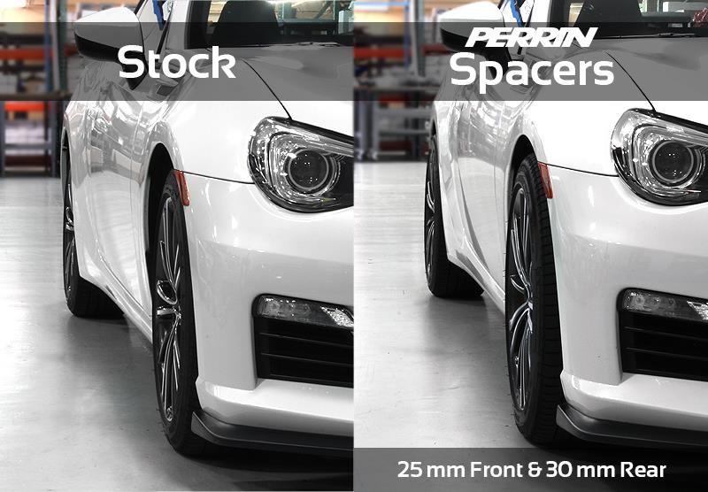 Perrin Subaru 5x100 30mm Wheel Spacers (One Pair) PSP-WHL-031BK