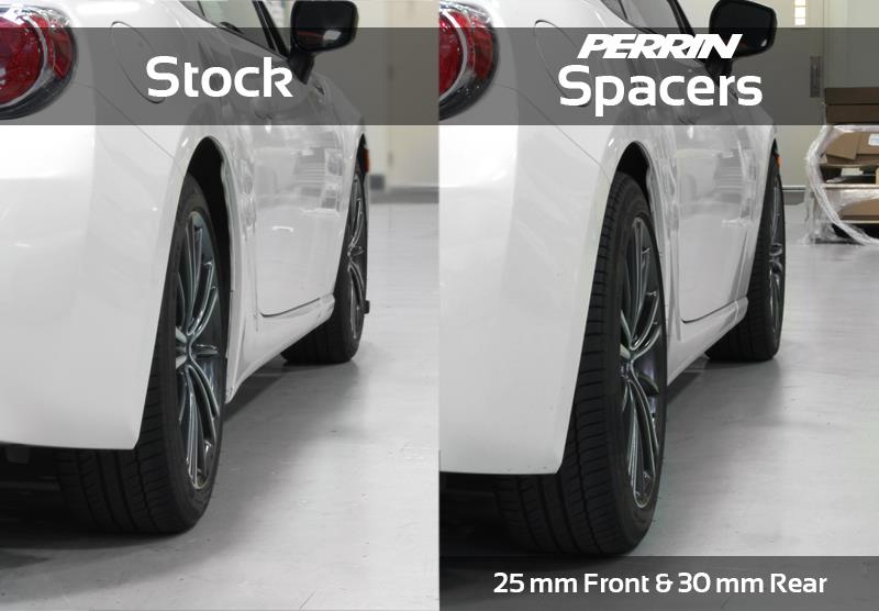 Perrin Subaru 5x100 30mm Wheel Spacers (One Pair) PSP-WHL-031BK