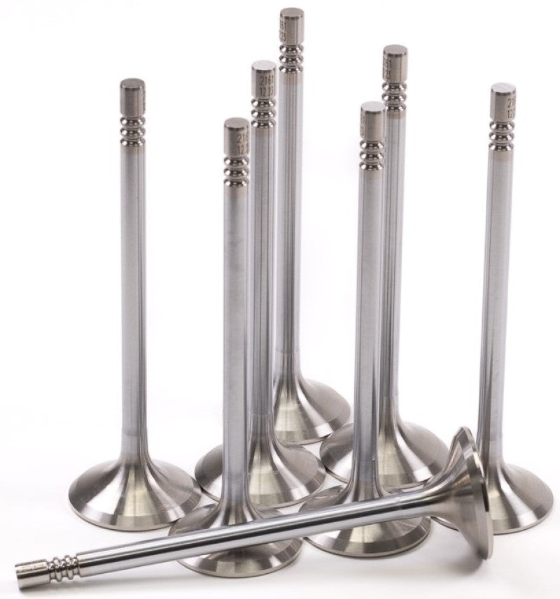 GSC P-D Ford Mustang 5.0L Coyote Gen 3 32mm Head (STD) Chrome Polished Exhaust Valve - Set of 8 2161-8