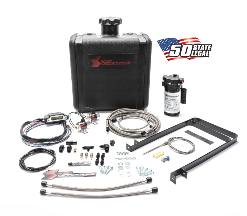 Snow Performance Stg 3 Boost Cooler Water Injection Kit TD Univ. (SS Braided Line and 4AN Fittings) SNO-50100-BRD