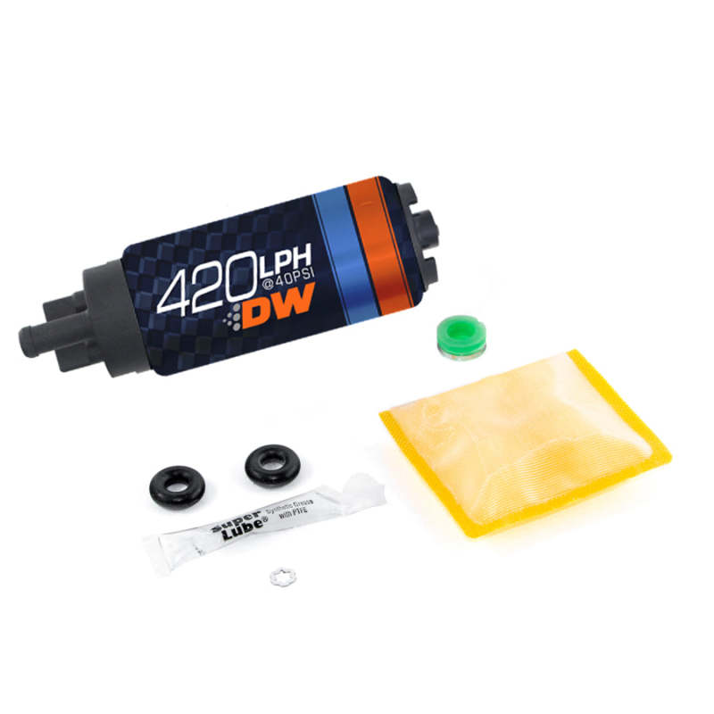 Deatschwerks DW420 Series 420lph In-Tank Fuel Pump w/ Install Kit For Eclipse (Turbo AWD) 95-98 9-421-0847