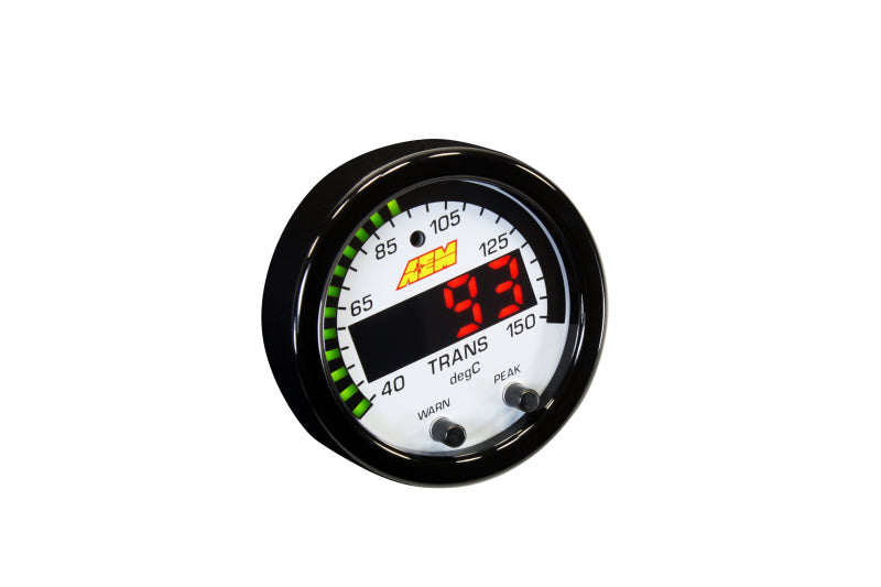 AEM X-Series Temperature 100-300F Gauge Kit (ONLY Black Bezel and Water Temp. Faceplate) 30-0302