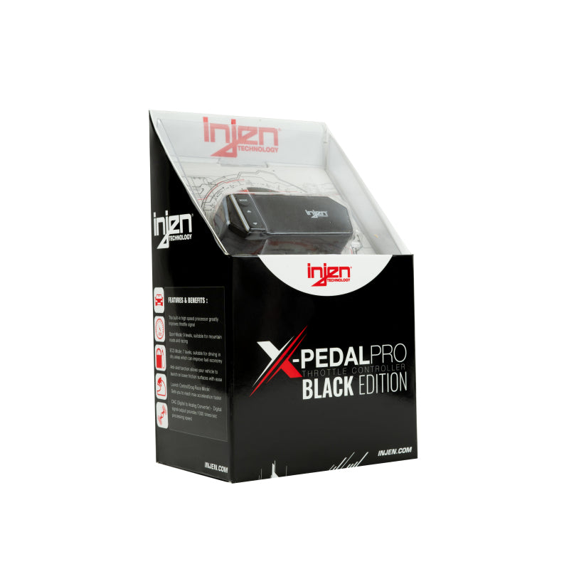 Injen 18-20 Jeep Wrangler JL 2.0T/3.6L X-Pedal Pro Black Edition Throttle Controller PT0010B