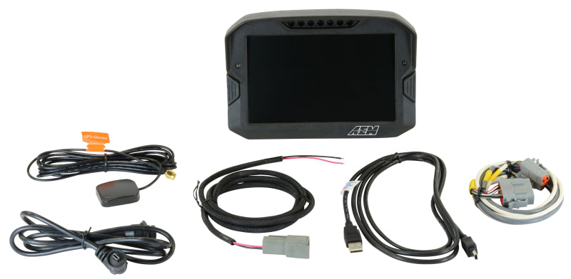AEM CD-7 Logging GPS Enabled Race Dash Carbon Fiber Digital Display w/o VDM (CAN Input Only) 30-5703