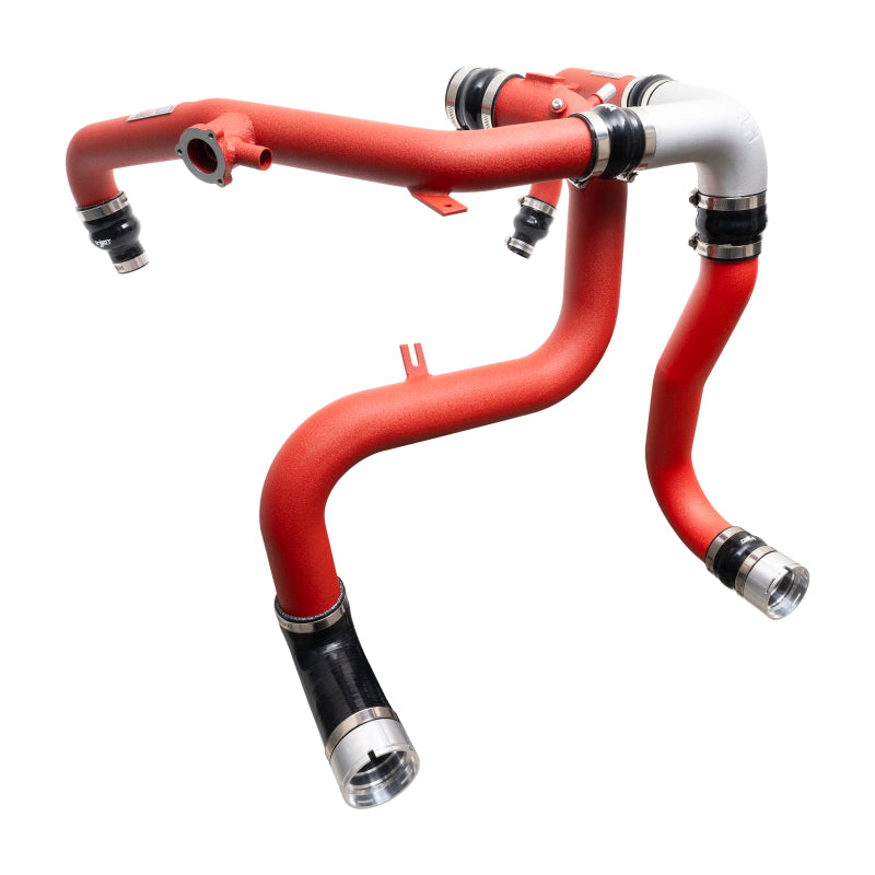 Injen 21-23 Ford Bronco 2.7L V6 (TT) EcoBoost SES Intercooler Pipes - Wrinkle Red SES9301ICPWR