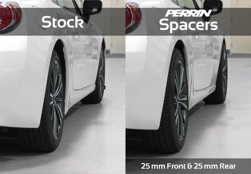 Perrin Subaru 5x100 30mm Wheel Spacers (One Pair) PSP-WHL-031BK