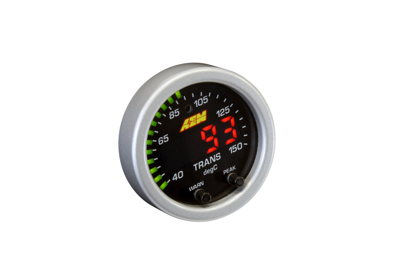 AEM X-Series Temperature 100-300F Gauge Kit (ONLY Black Bezel and Water Temp. Faceplate) 30-0302