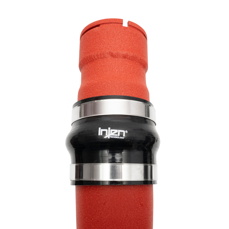 Injen 17-22 Ford F250/F/350/F-450/F-550 V8-6.7L Turbo Diesel Wrinkle Red Intercooler Piping Kit SES9004ICPWR