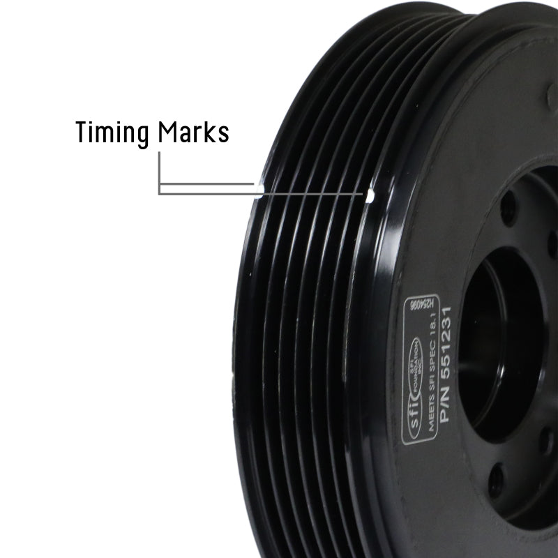 Fluidampr 08.5+ VW Golf TSi/08-13.5 Passat TSi/08.5+ Audi TT TSi Steel Internally Balanced Damper 551231
