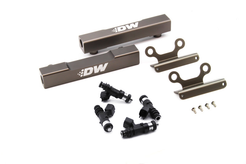 DeatschWerks 02+ Subaru WRX / 07+ STI/LGT Top Feed Fuel Rail Upgrade Kit w/ 1000cc Injectors 6-102-1000