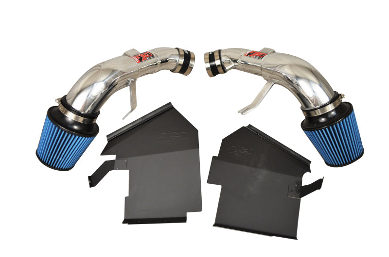 Injen 14 Infiniti Q50 3.7L V6 Polished Dual Short Ram Intake with MR Technology and Heat Shields SP1999P