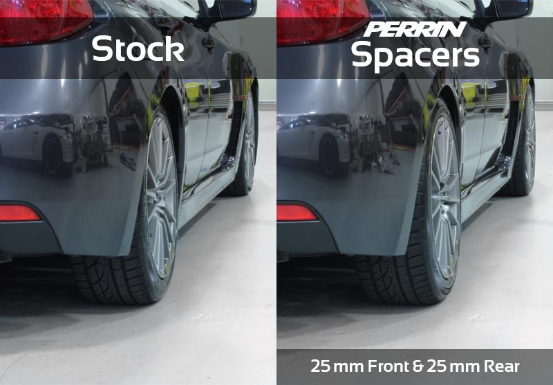 Perrin Subaru 5x100 30mm Wheel Spacers (One Pair) PSP-WHL-031BK