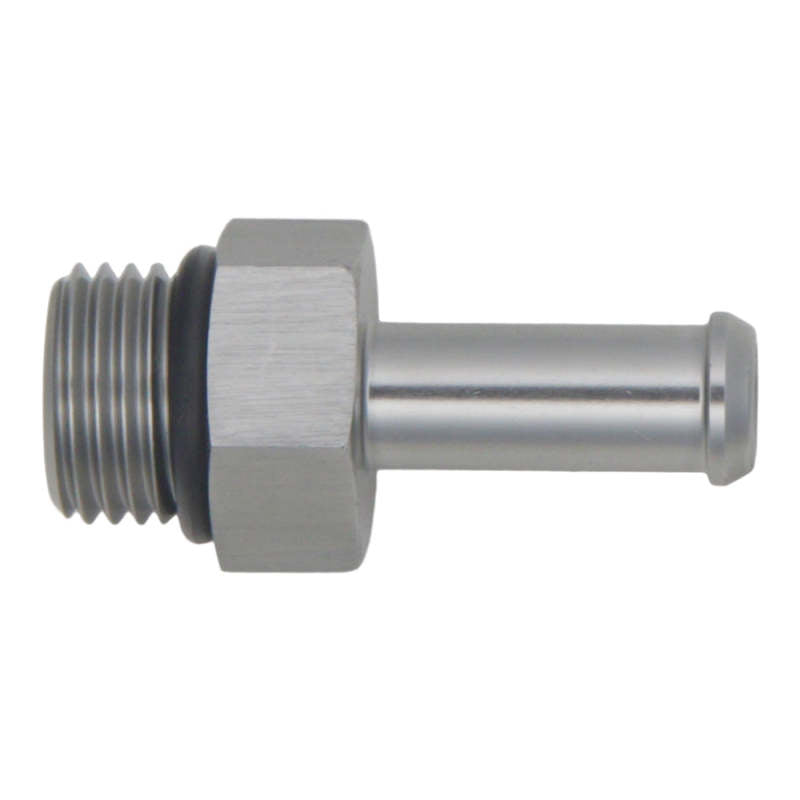 DeatschWerks 6AN ORB Male To 5/16in Barb Fitting (Single Barb - Incl O-Ring) 6-02-0505