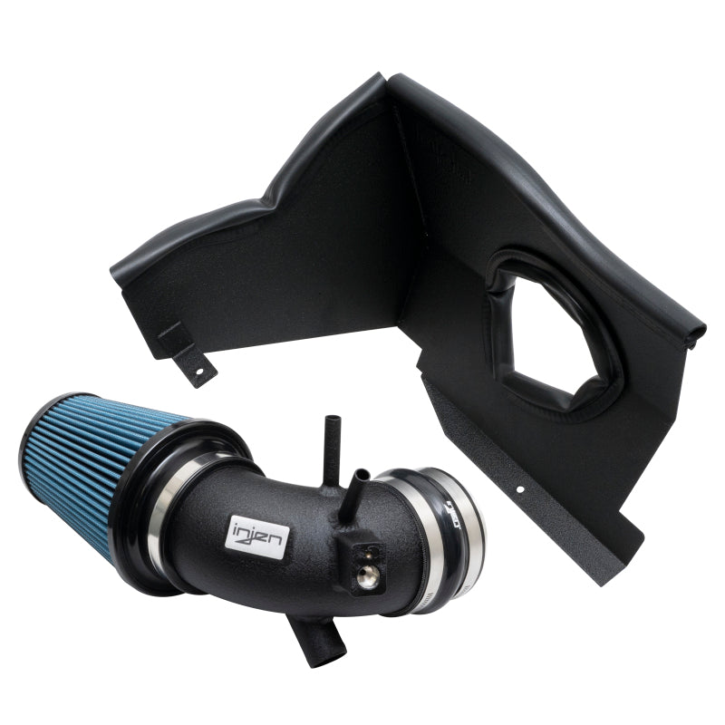 Injen 22-23 Kia Stinger 2.5L Turbo L4 Wrinkle Black Short Ram Tuned Intake System SP1352WB