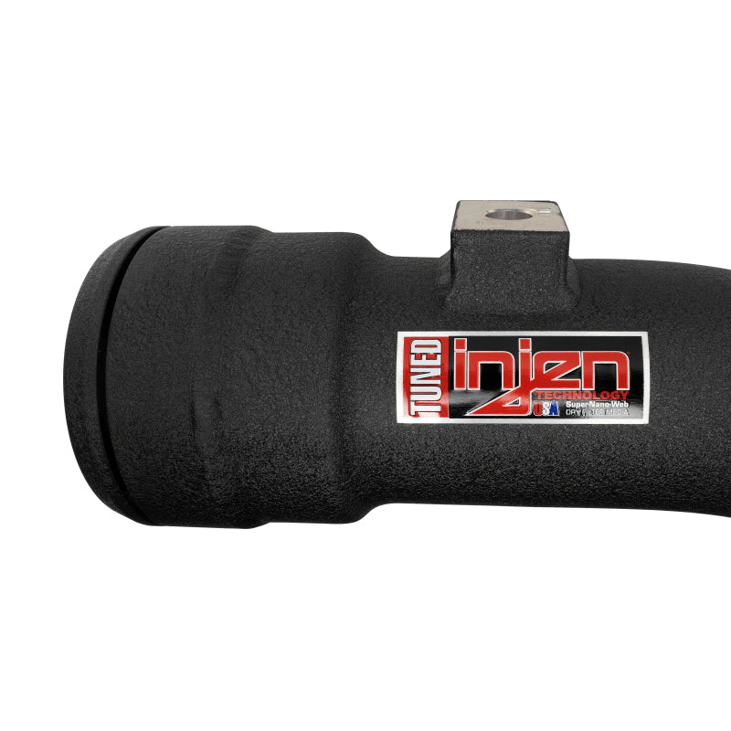 Injen 17-22 Ford F250/F/350/F-450/F-550 V8-6.7L Turbo Diesel Wrnkl Blk Intercooler Cold Side Piping SES9004ICPCWB