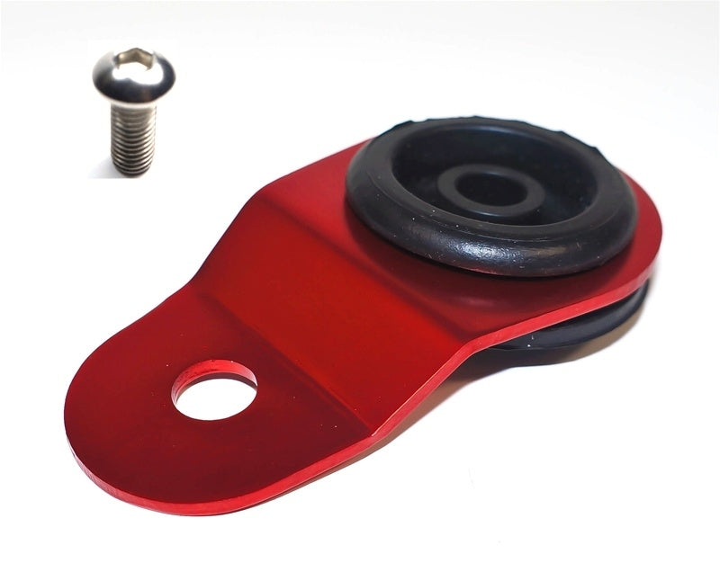 Torque Solution Radiator Mount w/ Insert (RED) : Mitsubishi Evolution 7/8/9 TS-EV-008I