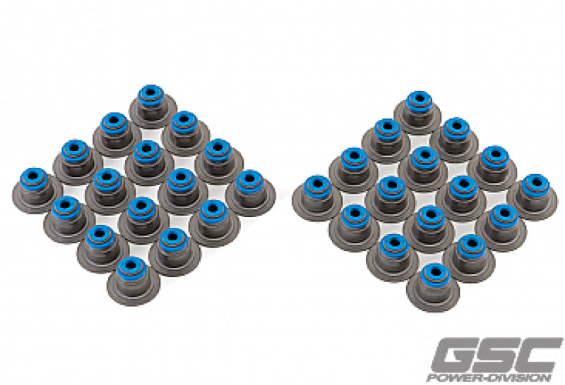 GSC P-D Ford Mustang 5.0L Gen 3 Coyote Valve Stem Seal with Integrated Spring Seat - Set of 32 1102