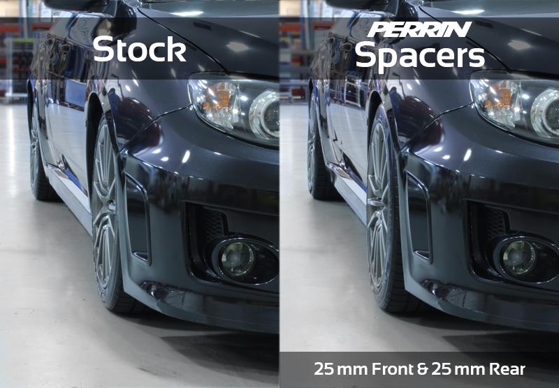 Perrin Subaru 5x100 30mm Wheel Spacers (One Pair) PSP-WHL-031BK