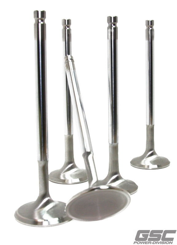 GSC P-D Toyota 2JZ-GTE 23-8N Chrome Polished Exhaust Valve - 29mm Head (STD) - SET 12
