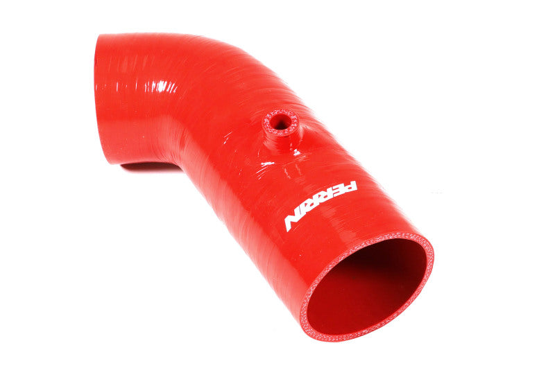 Perrin 22-23 Subaru BRZ/Toyota GR86 Silicone Inlet Hose (3in. ID / SS Wire) - Red PSP-INT-432RD
